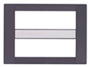 Ramka ozdobna, Classic, technopolimer, 12M, Idea czarny