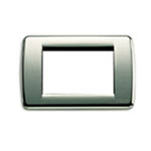 Ramka ozdobna, Round, metal, 3M, matowy chrom