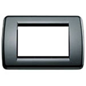 Ramka ozdobna, Round, technopolimer, 3M, czarny