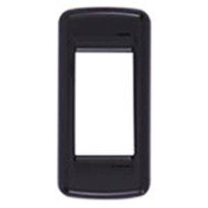 Ramka ozdobna, Round, metal, 1M, czarny