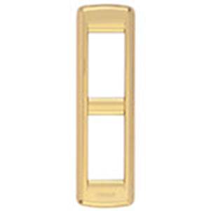 Ramka ozdobna, Round, metal, 2M, polerowany złoty