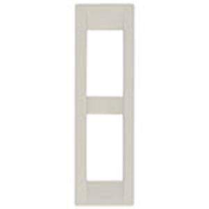 Ramka ozdobna, Round, technopolimer, 2M, Idea biały