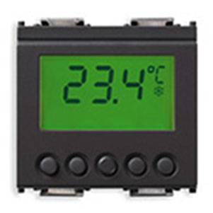 Termostat z wyświetlaczem, 2M, antracyt