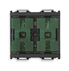 2 przyciski kołyskowe + aktor do rolet/lameli, antracyt