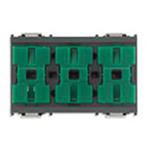 3 przyciski kołyskowe (roker) + przekaźnik, 3M, antracyt