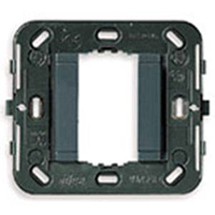 Ramka montażowa, bez wkrętów, gładka, 1M-zmniejszony, antracyt