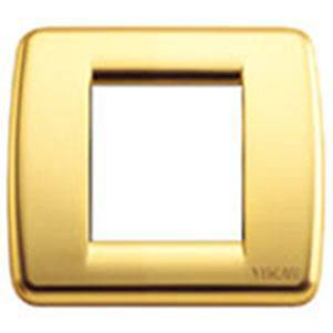 Ramka ozdobna, Round, metal, 1-2M, matowy złoty