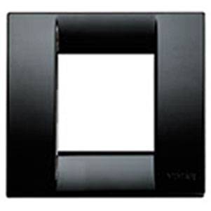 Ramka ozdobna, Classic, technopolimer, 1-2M, czarny