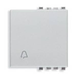 Klawisz, symbol dzwonka, 2M, srebrny