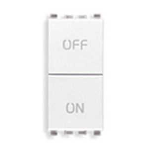 Dwa niezależne przyciski, NO+NC, 10A, 1M, biały