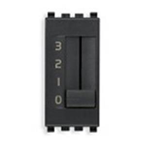 Regulator prędkości 1P, 4 poz., suwak, 1M, antracyt