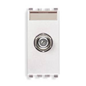 Gniazdo typu F, 1M, biały