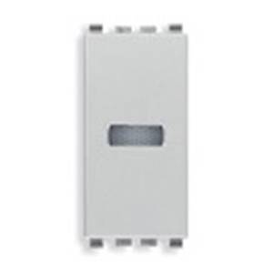 Wskaźnik świetlny biały, 1M, srebrny