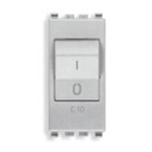 Wyłącznik nadprądowy 1P+N, 120-230V, C10, 1M, srebrny