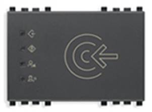 Zewnętrzny czytnik kart transpondera, KNX, antracyt