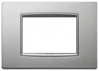 Ramka ozdobna, Classic, metal lakierowany, 3M, matowy srebrny