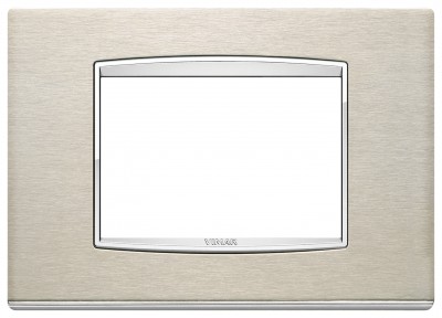 Ramka ozdobna, Classic 3M, stal nierdzewna szczotkowana stal