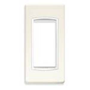 Ramka ozdobna, Classic, metal lakierowany, 1M, arktyczny biały