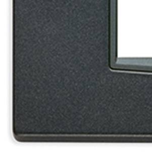 Ramka ozdobna, Classic, metal lakierowany, 8M, matowy antracyt