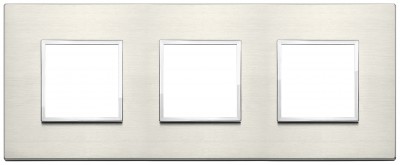 Ramka ozdobna 6M (2+2+2) 71mm titanium