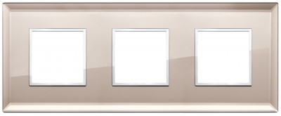 Ramka ozdobna 6M (2+2+2) 71mm bronze mirror