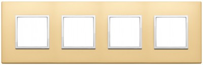 Ramka ozdobna 8M (2+2+2+2) 71mm satin gold