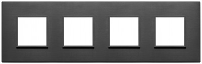 Ramka ozdobna 8M (2+2+2+2) 71mm total black