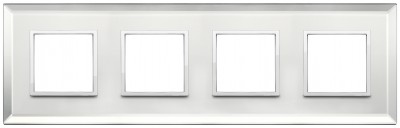 Ramka ozdobna 8M (2+2+2+2) 71mm silver ice