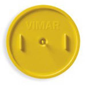 Pokrywa do puszki ø60mm, żółta