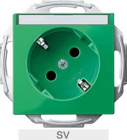 GN.SCHUKO, Z PRZESŁ.45 ST.P.OP. ZIEL.S.M, Kod produktu: ME-MTN2372-0304