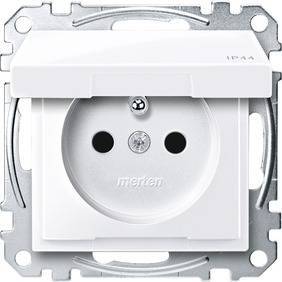 GNIAZDO+UZ.,PRZESŁ.Z.ŚR.KL.IP44.B.A.S.M, Kod produktu: ME-MTN2614-0325