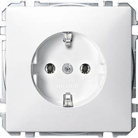 GNIAZDO SCH.+ZACISK ŚR., BIAŁE, SYS.DES, Kod produktu: ME-MTN2401-4019