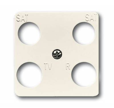 Pokrywa gniazda RTV+SAT - (4 otwory)