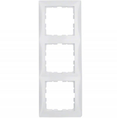 Ramka 3-krotna; śnieżnobiały; B.Kwadrat Numer katalogowy: 5310138989