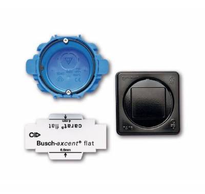 Zestaw do płaskiego montażu CARAT 4-krotna ramka