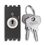 Łącznik 16AX z kluczykiem wyjmowanym w obu pozycjach, 1M, antracyt