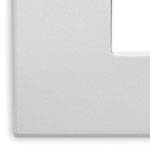 Ramka ozdobna Classic, 1M-centralnie (do puszki fi60), metal lakierowany, matowy perłowy