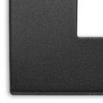 Ramka ozdobna Classic, 8M (dwa rzędy po 4M), metal lakierowany, matowy grafit