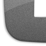 Ramka ozdobna Round, 1M-centralnie (do puszki fi60), metal lakierowany, ciemnoszary