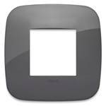 Ramka ozdobna Round, 2M, technopolimer, szary