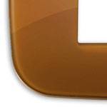 Ramka ozdobna Round, 4M, Reflex, karmelowy