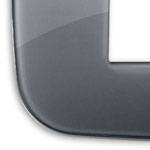 Ramka ozdobna Round, 8 (4+4)M, Reflex, szary