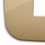 Ramka ozdobna Round, 8 (4+4)M, malowany technopolimer, stare złoto