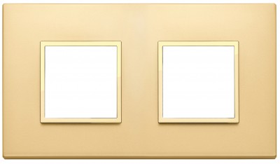 Ramka ozdobna 4M (2+2) 71mm satin gold