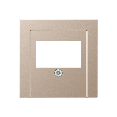 Płytka centralna TAE do gniazda głośnikowego, szampański