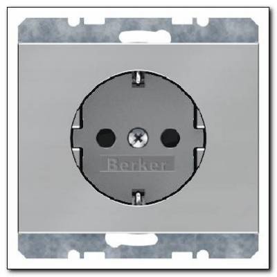 Gniazdo SCHUKO z podwyższoną ochroną styków; stal szlachetna nierdzewna; K.5 Numer katalogowy: 47357004