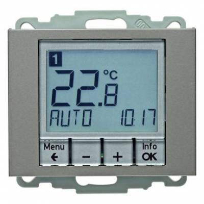 Regulator temperatury ze sterowaniem czasowym i elementem centralnym; stal szlachetna, lakierowana; K.5 Numer katalogowy: 20447104