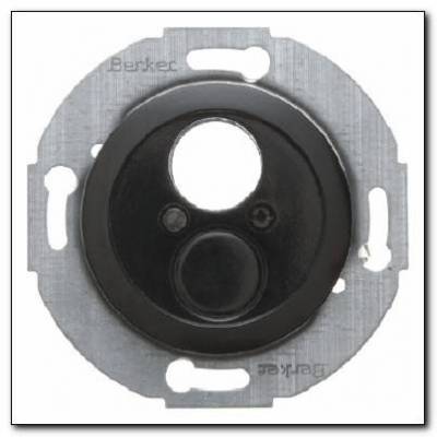 Płytka nośna do przyłączy miniaturowych z elementem centralnym; czarny; 1930/Glas/Palazzo Numer katalogowy: 450821