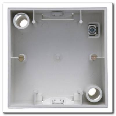 Puszka natynkowa 1-krotna; śnieżnobiały, mat; S.1 Numer katalogowy: 10419909