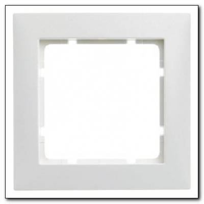 Ramka 1-krotna; śnieżnobiały, mat; S.1 Numer katalogowy: 10119909